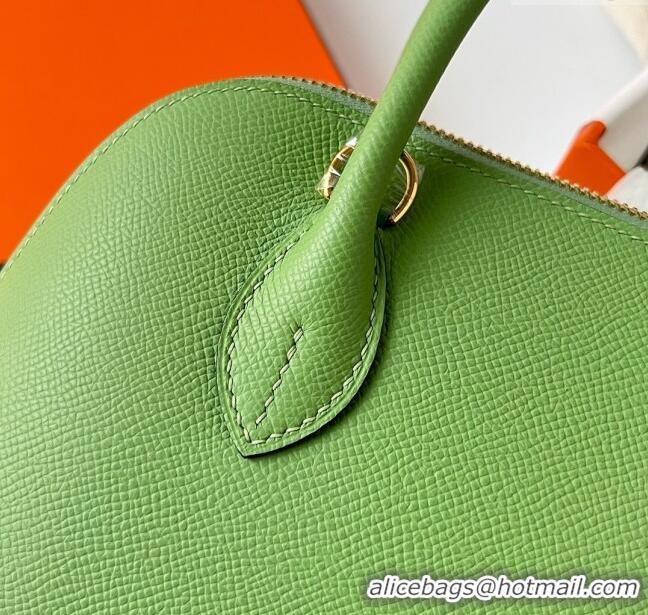 Shop Fashion Hermes Bolide 1923-25 Bag in Origianl Epsom Leather H3121 Green (Handmade)