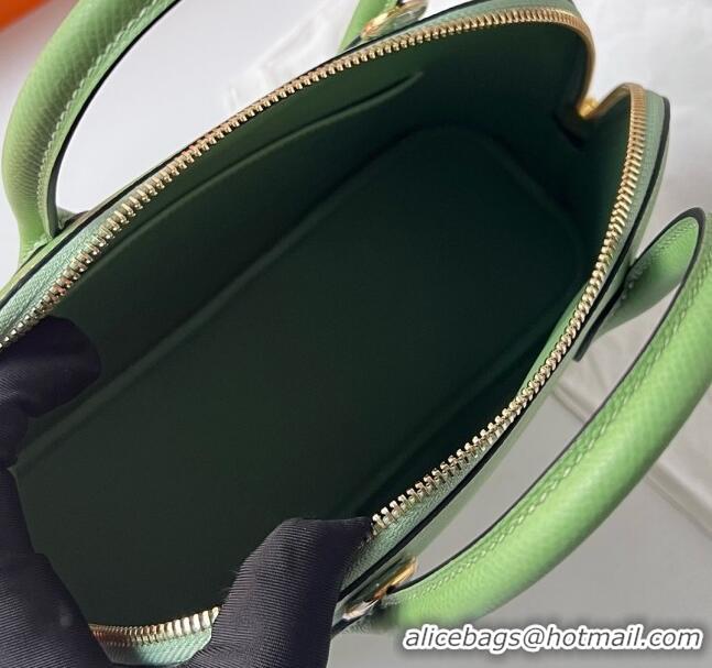 Shop Fashion Hermes Bolide 1923-25 Bag in Origianl Epsom Leather H3121 Green (Handmade)