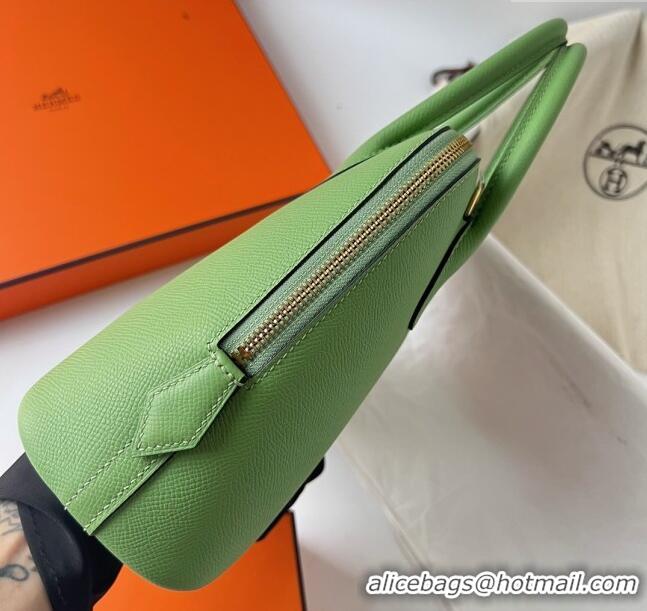 Shop Fashion Hermes Bolide 1923-25 Bag in Origianl Epsom Leather H3121 Green (Handmade)