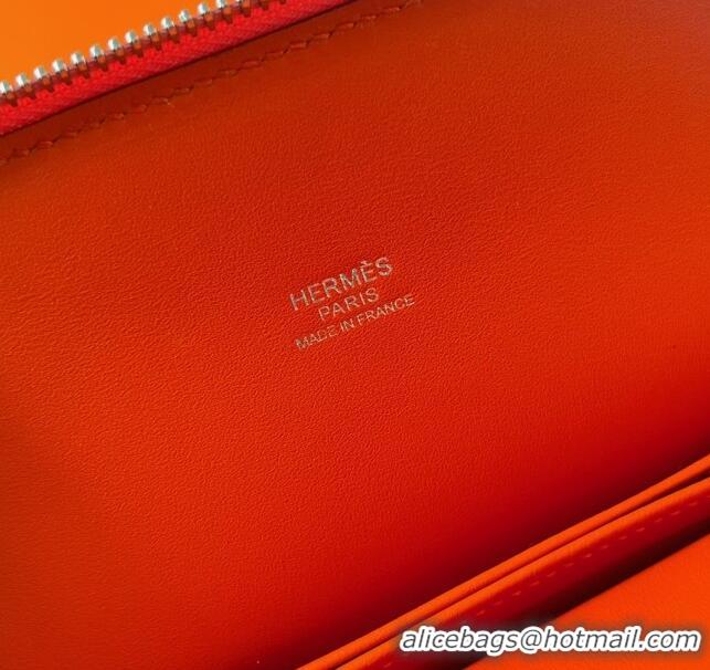 Free Shipping Hermes Bolide 1923-25 Bag in Origianl Epsom Leather H3121 Pink (Handmade)