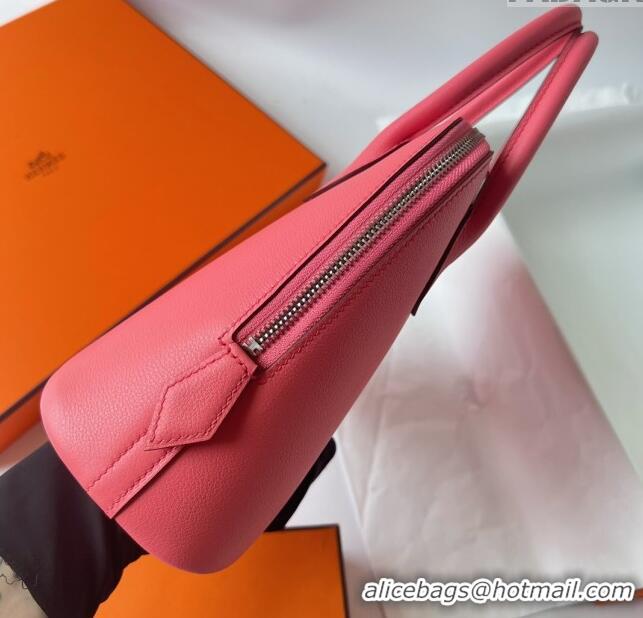 Free Shipping Hermes Bolide 1923-25 Bag in Origianl Epsom Leather H3121 Pink (Handmade)