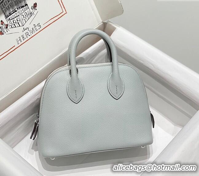 Popular Style Hermes Mini Bolide Bag 19cm in Evercolor Calf Leather H1031 Grail Blue