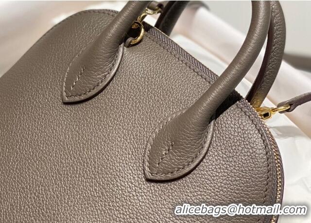 Cheapest Hermes Mini Bolide Bag 19cm in Evercolor Calf Leather H1031 Tin Grey