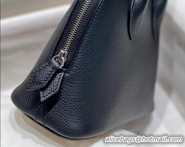 Market Sells Hermes Mini Bolide Bag 19cm in Evercolor Calf Leather H1031 Black/Silver