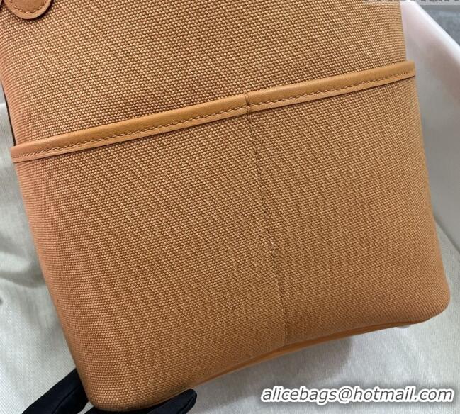 New Style Hermes Cargo Picotin Lock Bag 18cm in Swift Leather and Canvas H1524 Brown