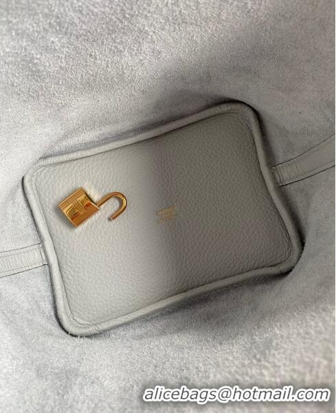 Free Shipping Hermes Picotin Lock Bag 18cm/22cm in Taurillon Clemence Leather H0701 Grail Blue/Gold (Full Handmade)