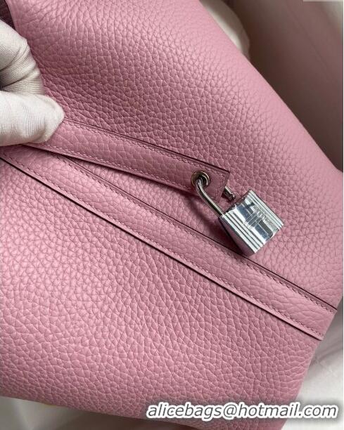 Super Quality Hermes Picotin Lock Bag 18cm/22cm in Taurillon Clemence Leather H0701 Malva Violet/Silver (Full Handmade)