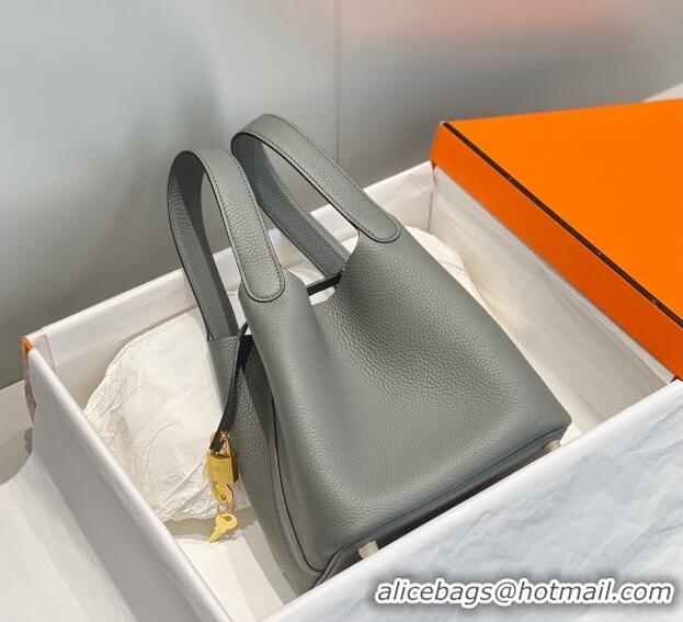 Buy Cheap Hermes Picotin Lock Bag 18cm in Togo Calfskin 11287 Cloud Grey 2023