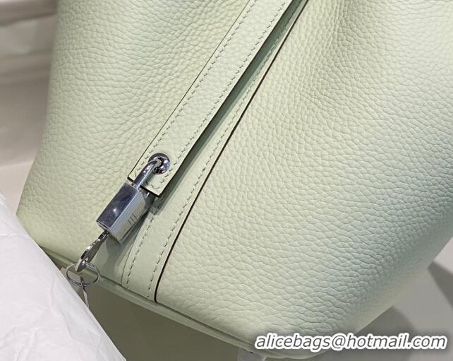 Reasonable Price Hermes Picotin Lock Bag 18cm in Togo Calfskin 11287 Bubble Green 2023