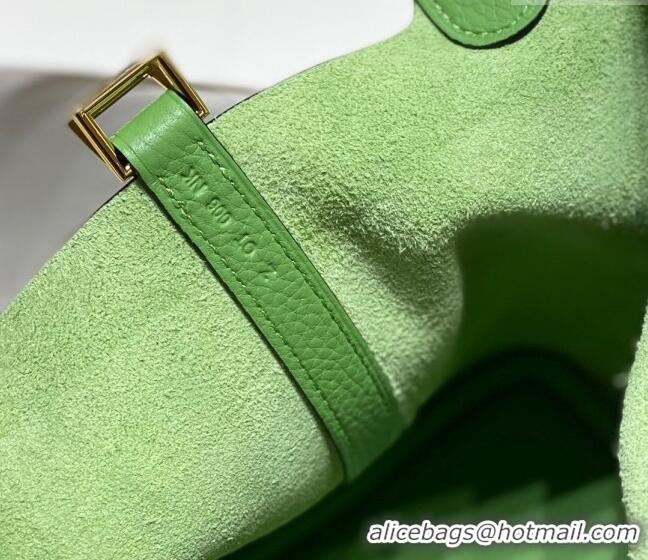 Famous Brand Hermes Picotin Lock Bag 18cm/22cm in Togo Calfskin 11287 Avocado Green 2023