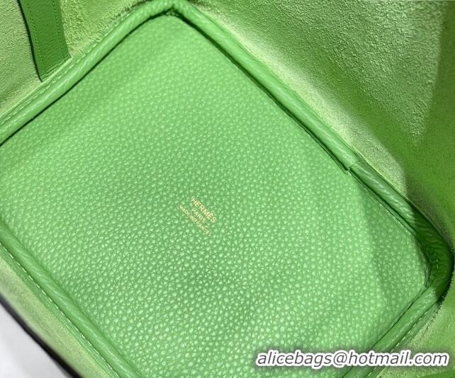 Famous Brand Hermes Picotin Lock Bag 18cm/22cm in Togo Calfskin 11287 Avocado Green 2023