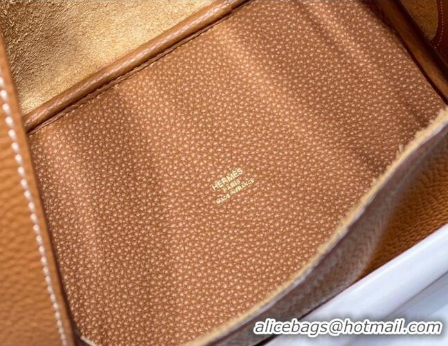 Trendy Design Hermes Picotin Lock Bag 18cm/22cm in Togo Calfskin 11287 Golden Brown/Gold 2023