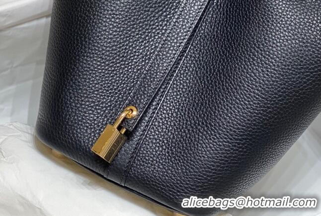 Super Quality Hermes Picotin Lock Bag 18cm in Togo Calfskin 11287 Black/Gold 2023