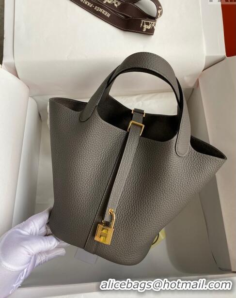 18cm/22cm in Taurillon Clemence Leather H2901 