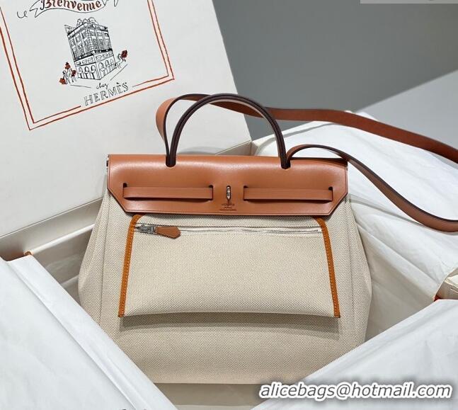 Top Quality Hermes Herbag Zip Bag PM 31cm in Printed Canvas with 