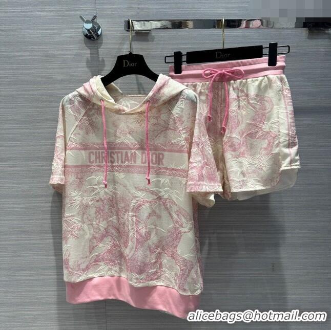 Reasonable Price Dior Top and Shorts D051706 Pink 2024