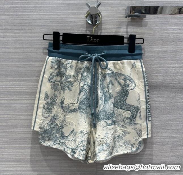 Promotional Dior Top and Shorts D051707 Blue 2024