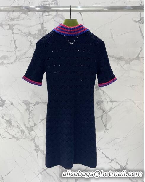 Good Quality Top Quality Gucci Knit Dress G051715 Black 2024