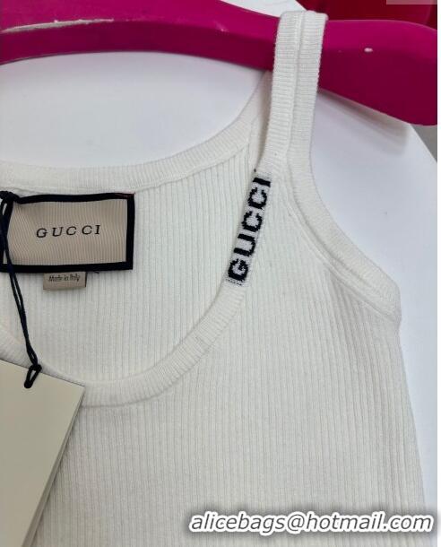 Grade Design Gucci Knit Vest G051717 White 2024