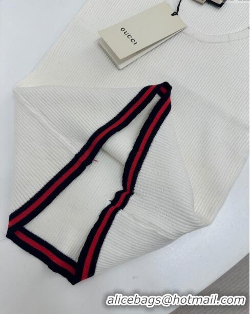 Grade Design Gucci Knit Vest G051717 White 2024