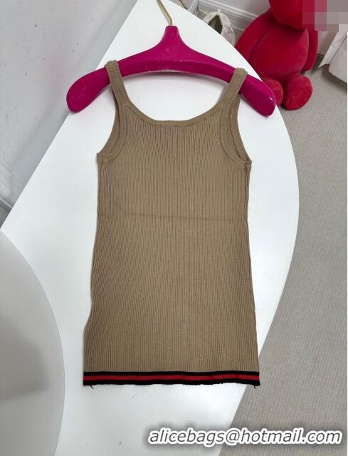 ​Buy Inexpensive Gucci Knit Vest G051718 Brown 2024