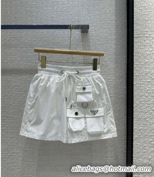 ​Famous Brand Prada Jacket and Shorts P051722 White 2024