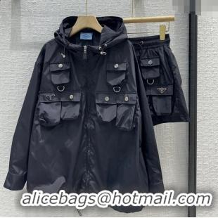 ​Traditional Specials  Prada Jacket and Shorts P051723 Black 2024