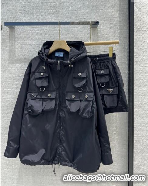 ​Traditional Specials  Prada Jacket and Shorts P051723 Black 2024