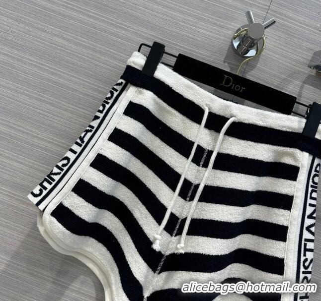 Good Quality Dior Shorts D051724 White/Black 2024