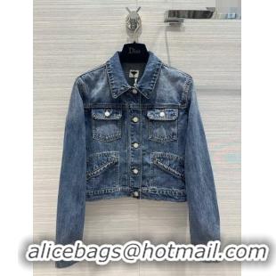 Famous Brand Dior Denim Jacket D051726 Blue 2024