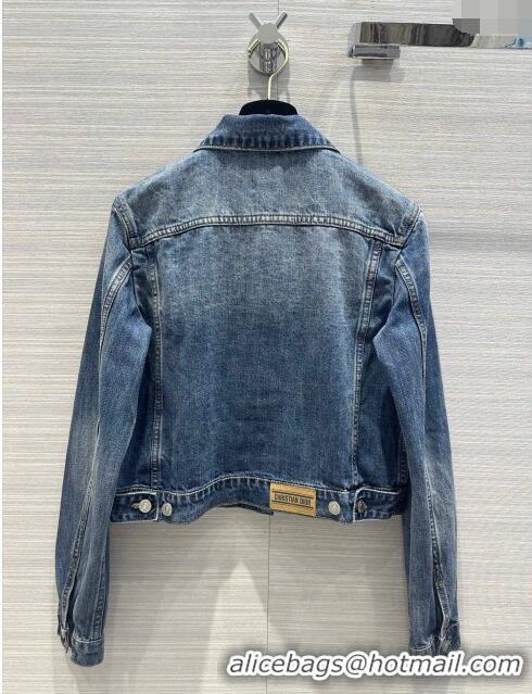 Famous Brand Dior Denim Jacket D051726 Blue 2024