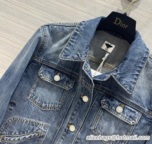 Famous Brand Dior Denim Jacket D051726 Blue 2024