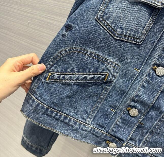 Famous Brand Dior Denim Jacket D051726 Blue 2024