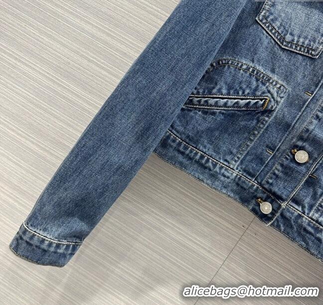 Famous Brand Dior Denim Jacket D051726 Blue 2024