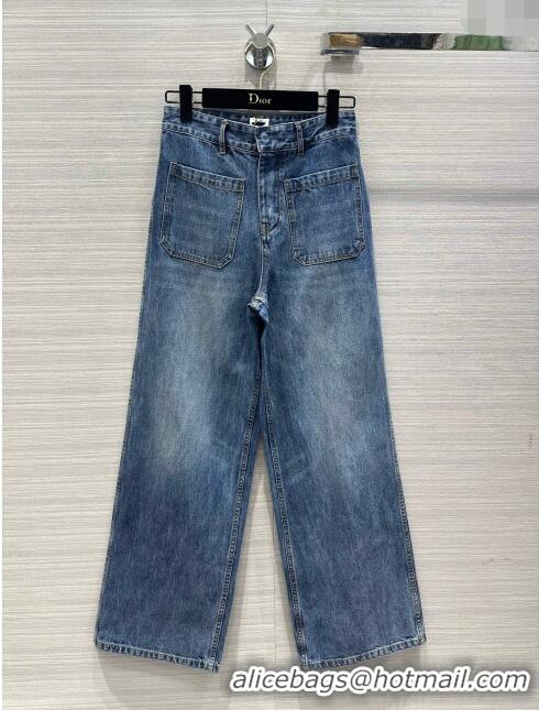 Super Quality Dior Denim Jeans D051727 Blue 2024