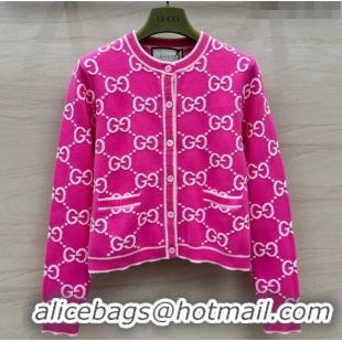 Reasonable Price Gucci GG Cardigan G051735 Pink 2024