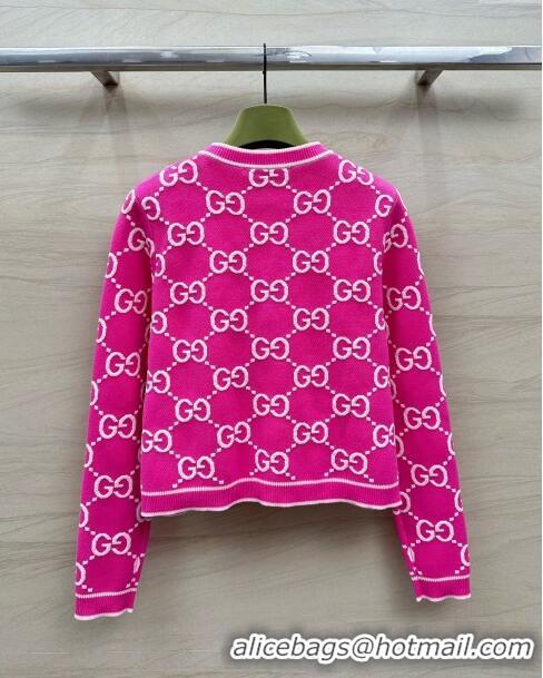 Reasonable Price Gucci GG Cardigan G051735 Pink 2024