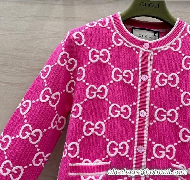 Reasonable Price Gucci GG Cardigan G051735 Pink 2024