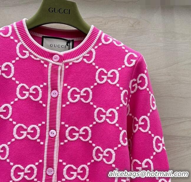 Reasonable Price Gucci GG Cardigan G051735 Pink 2024