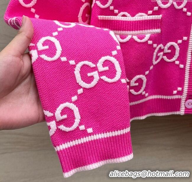 Reasonable Price Gucci GG Cardigan G051735 Pink 2024