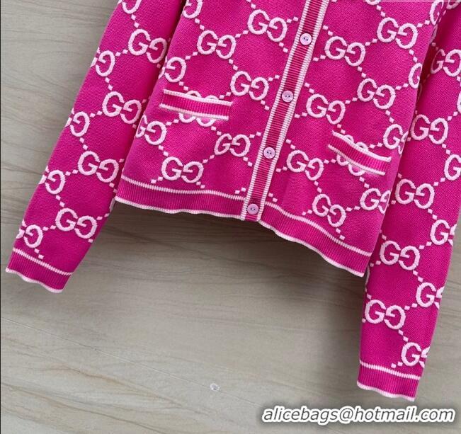 Reasonable Price Gucci GG Cardigan G051735 Pink 2024