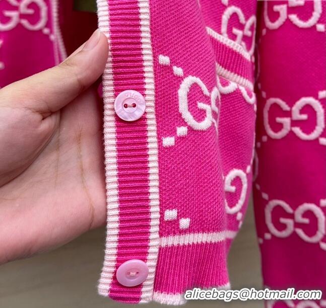 Reasonable Price Gucci GG Cardigan G051735 Pink 2024