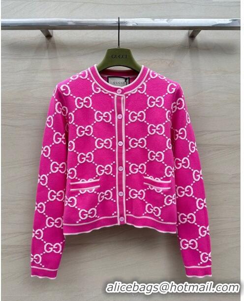 Reasonable Price Gucci GG Cardigan G051735 Pink 2024