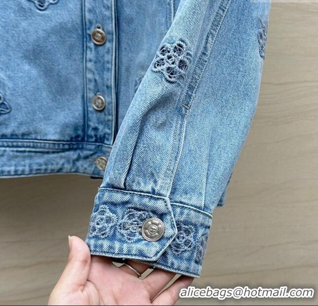 ​Top Grade Chanel Denim Jacket CH051720 Blue 2024