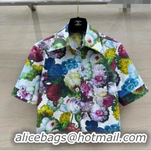 ​Grade Quality Dolce & Gabbana Short-sleeved Shirt DG051738 Green 2024