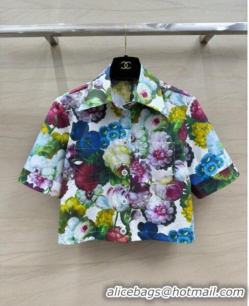 ​Grade Quality Dolce & Gabbana Short-sleeved Shirt DG051738 Green 2024