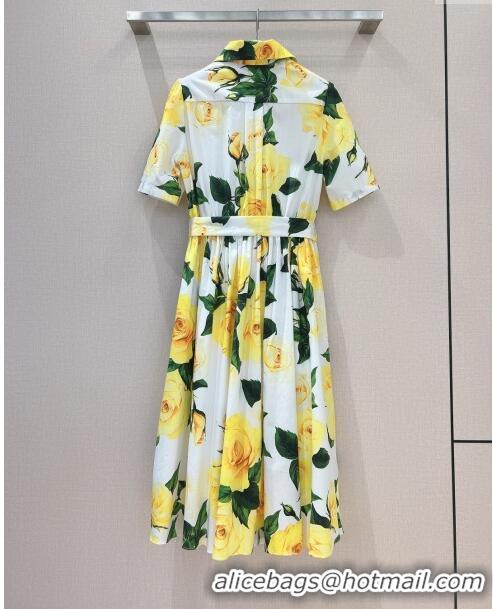 Good Quality Dolce & Gabbana Dress DG051740 Yellow 2024