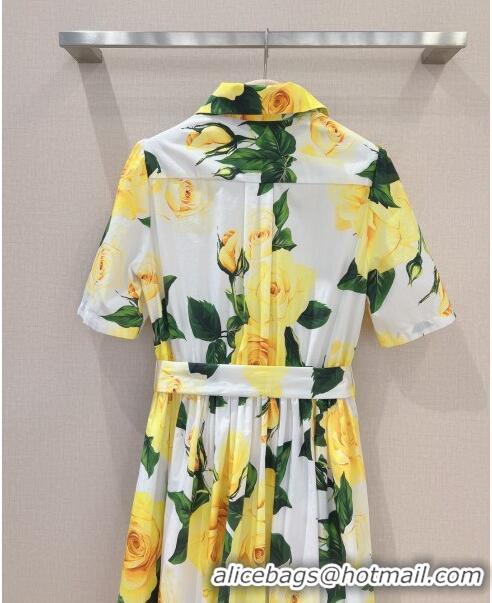 Good Quality Dolce & Gabbana Dress DG051740 Yellow 2024