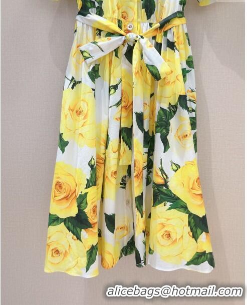 Good Quality Dolce & Gabbana Dress DG051740 Yellow 2024