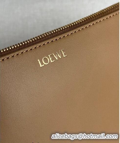 Buy Discount Loewe Knot T pouch in shiny nappa calfskin 3045 Light Brown 2024